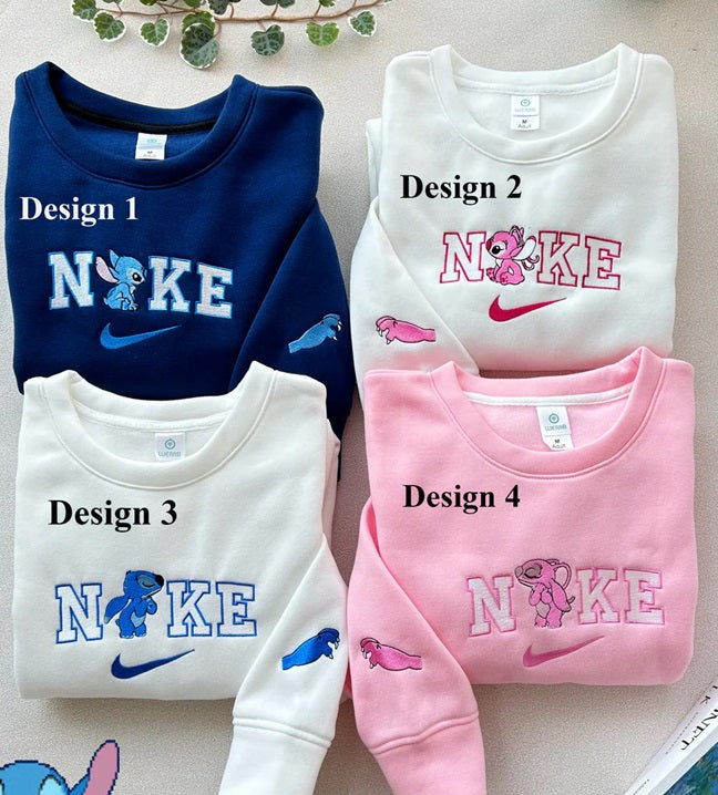 Stitch And Angel embroidered sweatshirt