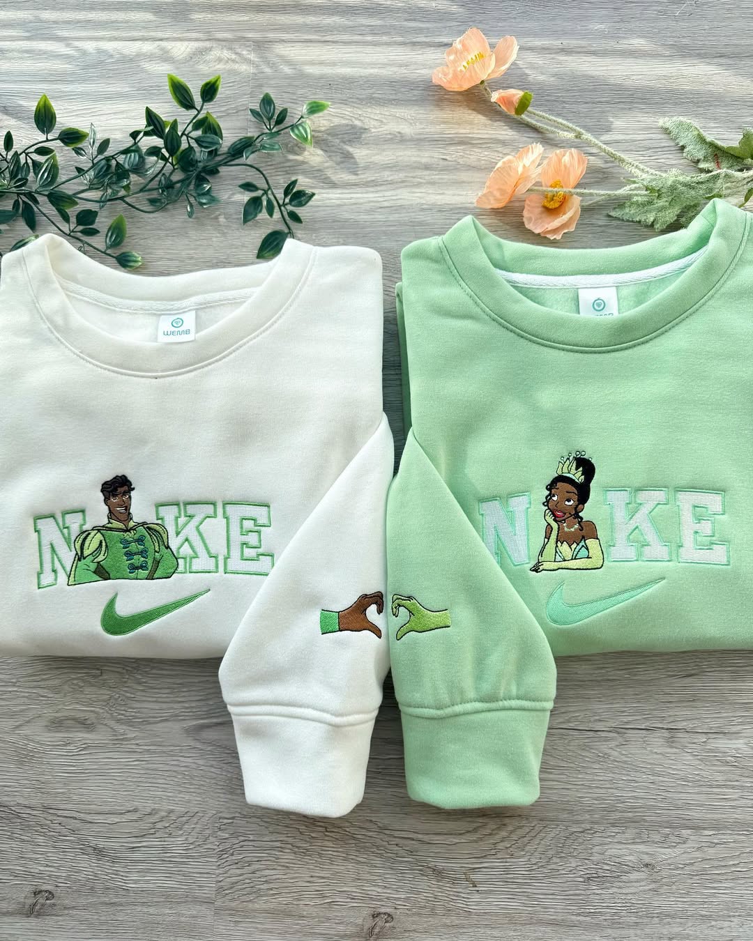Disney Couples Embroidered Sweatshirt