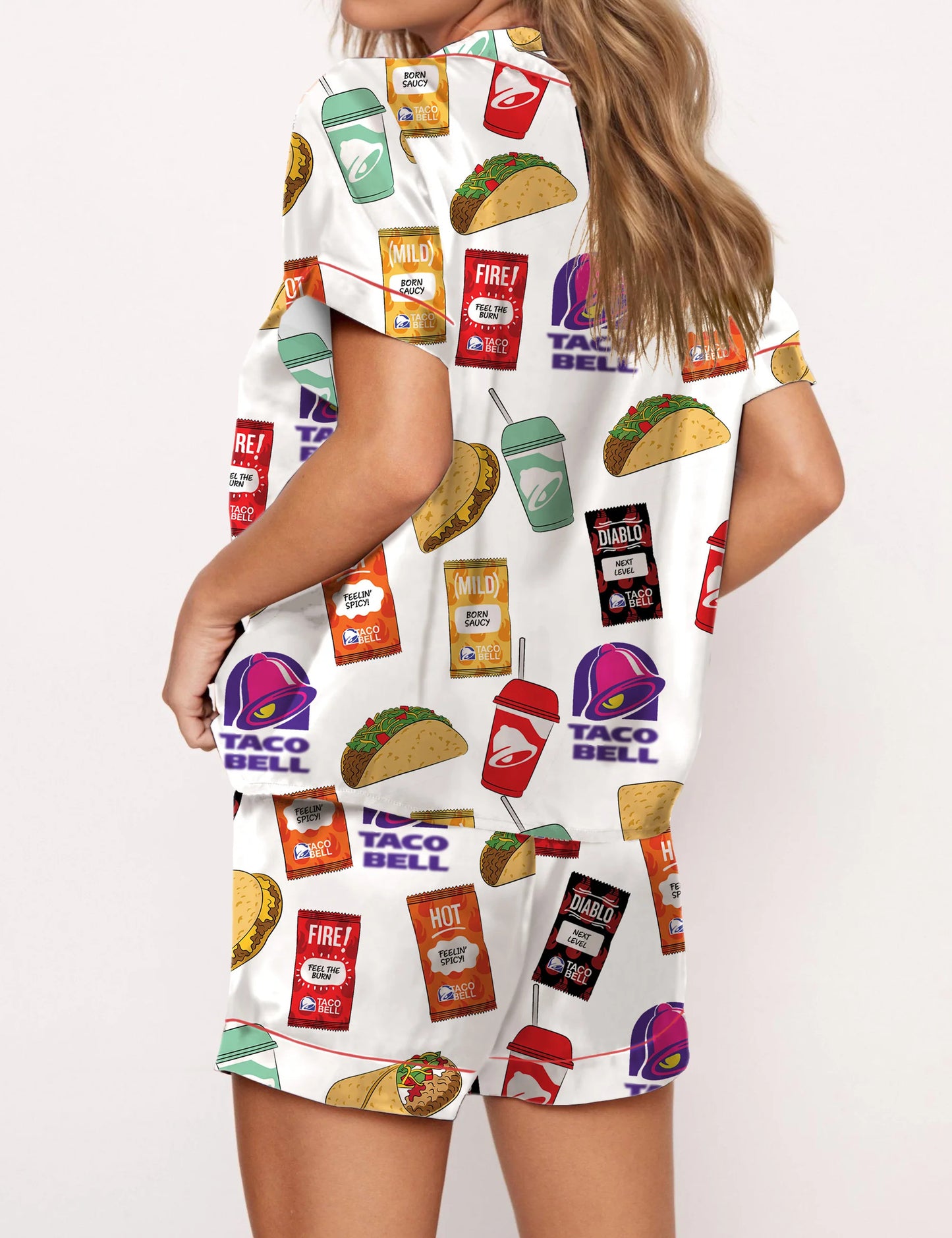 Taco Bell Pajama Set For Women
