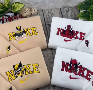 Deadpool and Wolverine Embroidered Sweatshirt