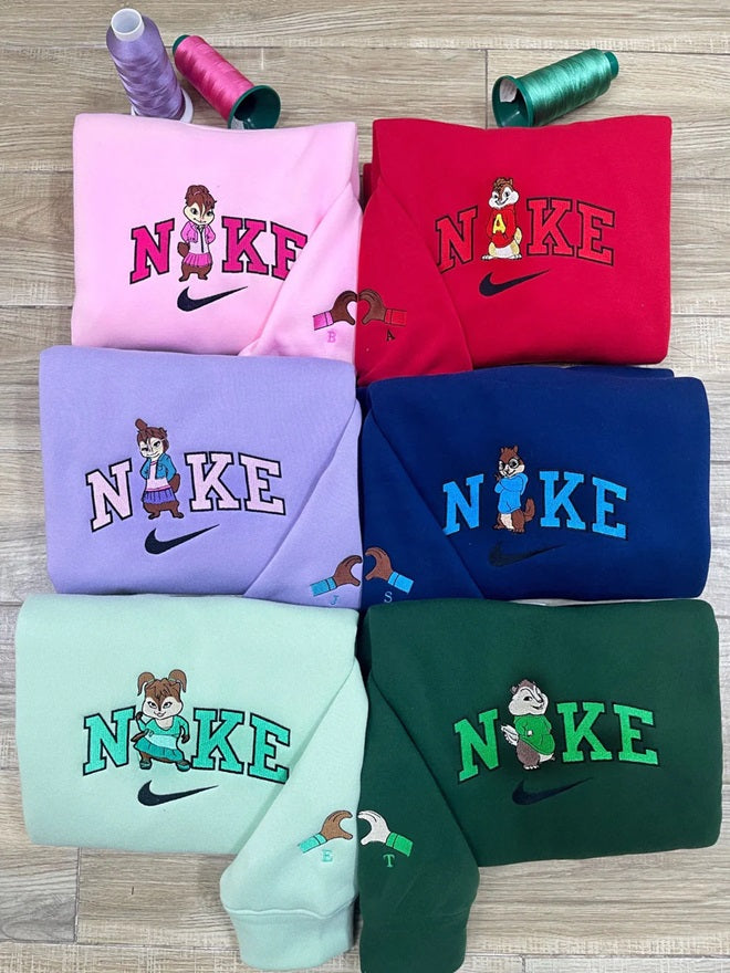 Alvin and the Chipmunks Ver 2 Embroidered Sweatshirt