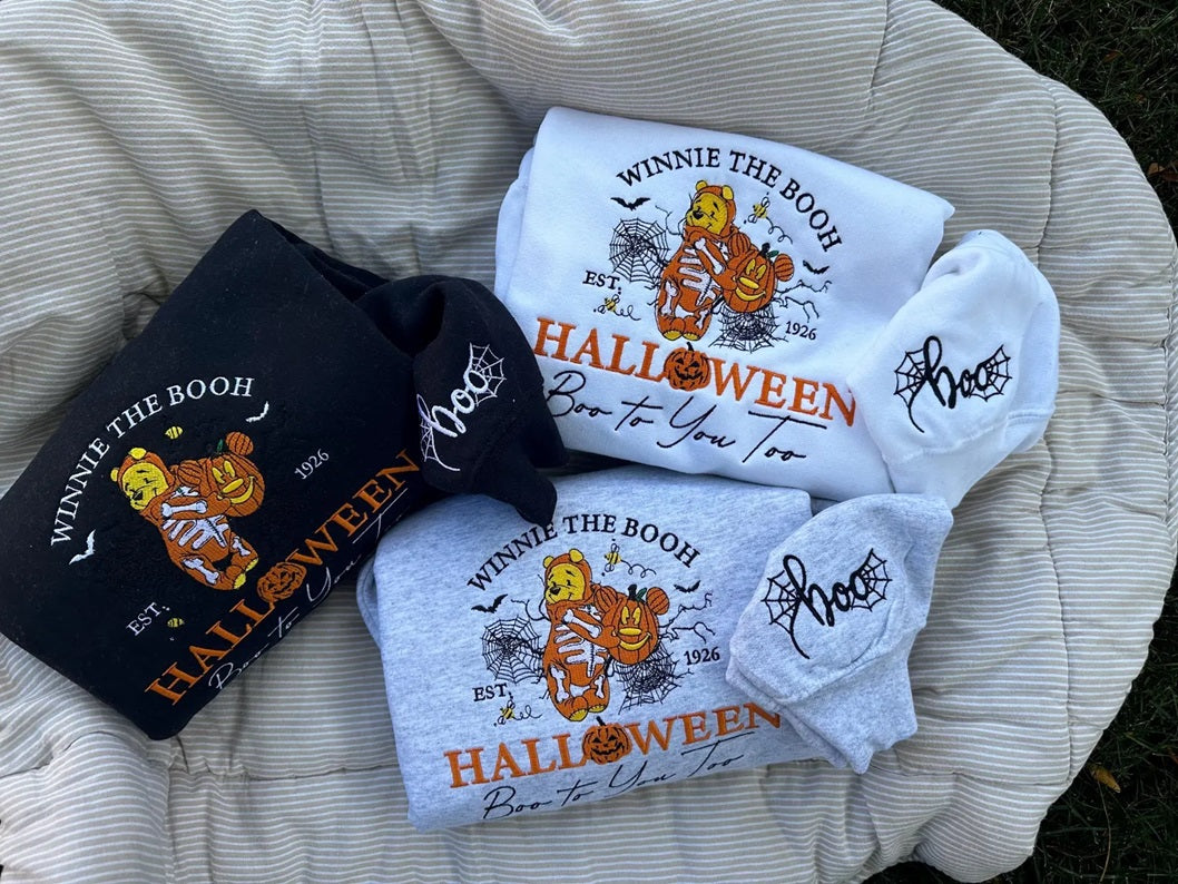 Winnie the Pooh embroidered sweatshirt