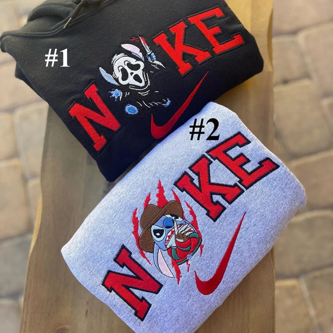 Halloween Stitch embroidered sweatshirt