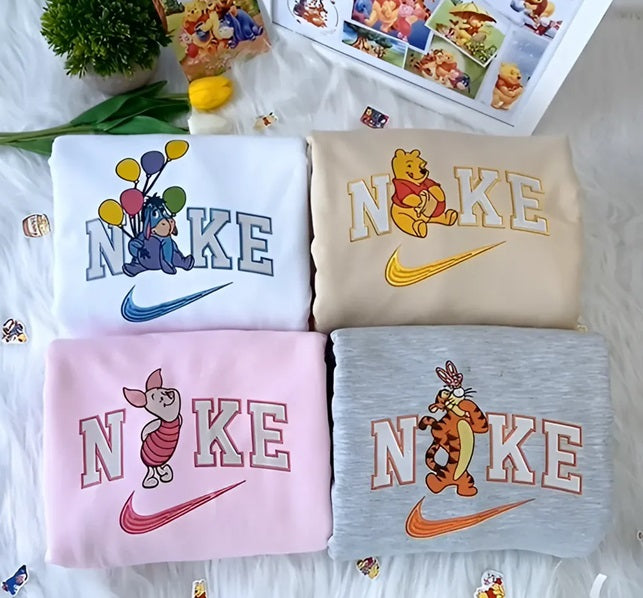 Pooh and friends Embroidered Sweatshirt