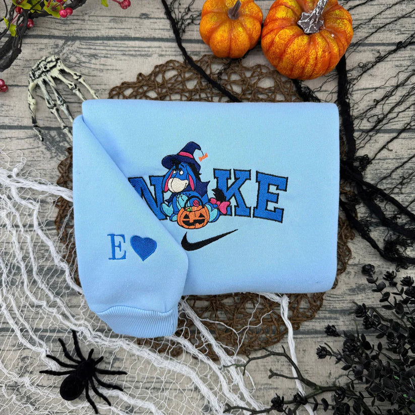 Bear Winnie Pooh and Friends Halloween Embroidered Sweatshirt
