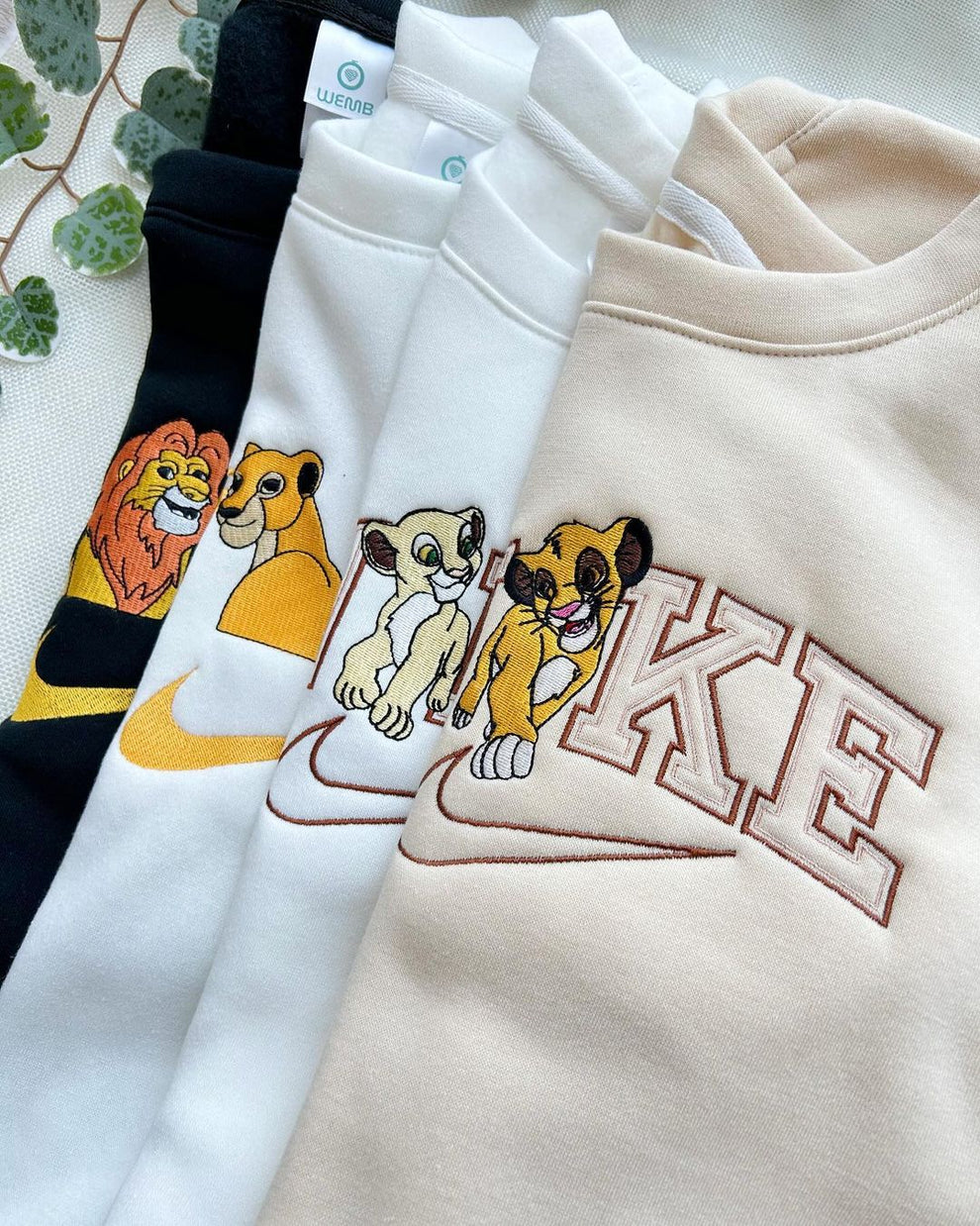 Simba & Nala (The Lion King) Embroidered Shirt