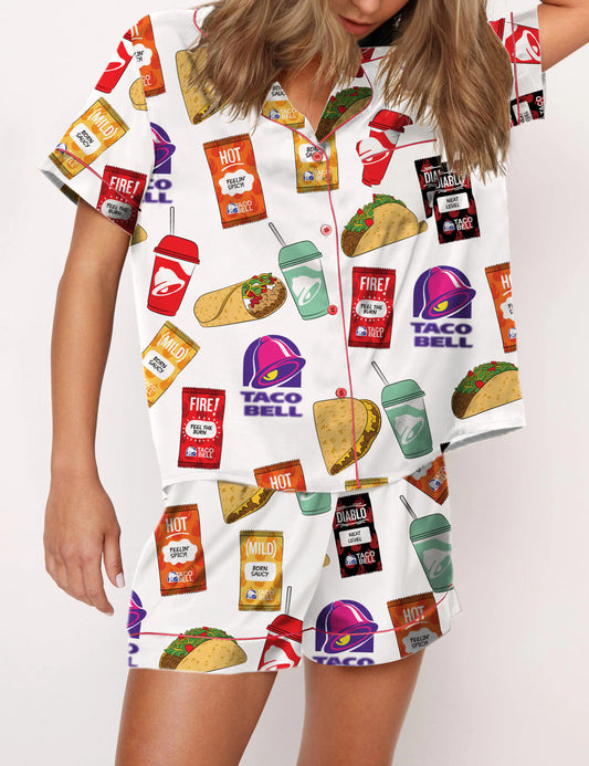 Taco Bell Pajama Set For Women