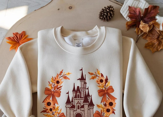Disney Castle embroidered sweatshirt