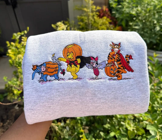 Winnie and Friends embroidered sweatshirt