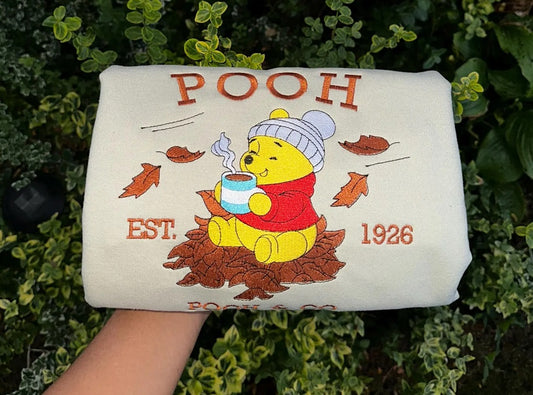 Winnie Pooh embroidered sweatshirt