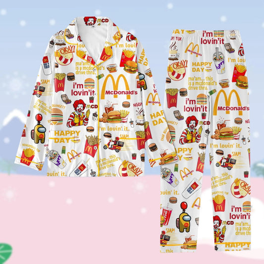 McDonald Pajamas Christmas Set For Women